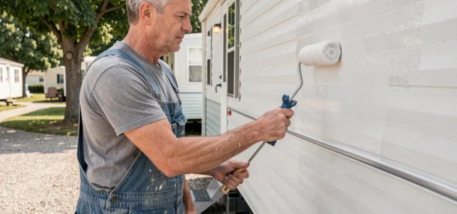 Comment choisir une peinture pour mobil home extérieur et rénover votre toiture efficacement
